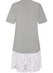 L&ouml;s t-shirtkl&auml;nning med spetskant, Gr&aring;, Packshot image number 1
