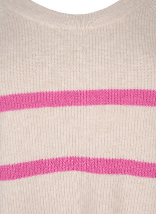 Ribbstickad tröja med ränder, P.Stone/Rasp.R.Mel., Packshot image number 2