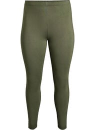 Basic leggings i viskos, Gr&ouml;n