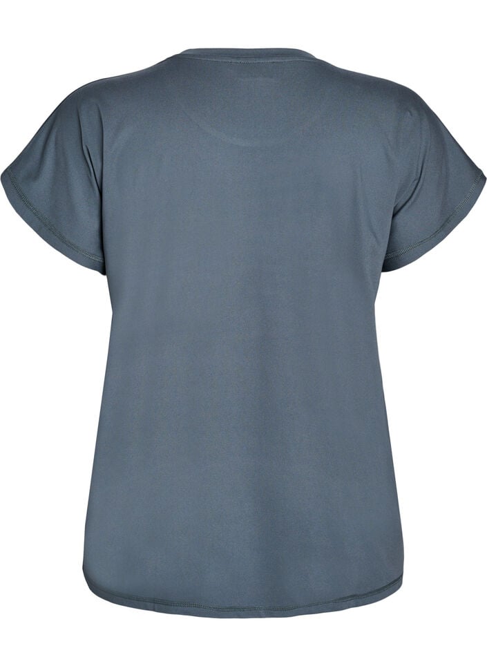 Enf&auml;rgad tr&auml;nings-T-shirt, Gr&ouml;n, Packshot image number 1