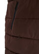 L&aring;ng v&auml;st med huva och fickor, Brun, Packshot image number 3