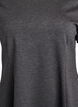 Kort a-linjeformad jerseyklänning, Grå, Packshot image number 2