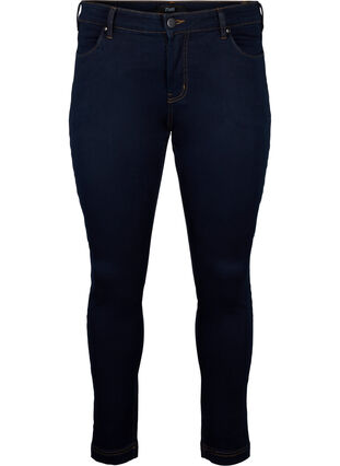 Viona jeans med normal midja, Unwashed, Packshot image number 0