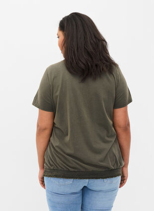 T-shirt i ekologisk bomull med smock, Ivy Acid Eagle AS S, Model image number 1