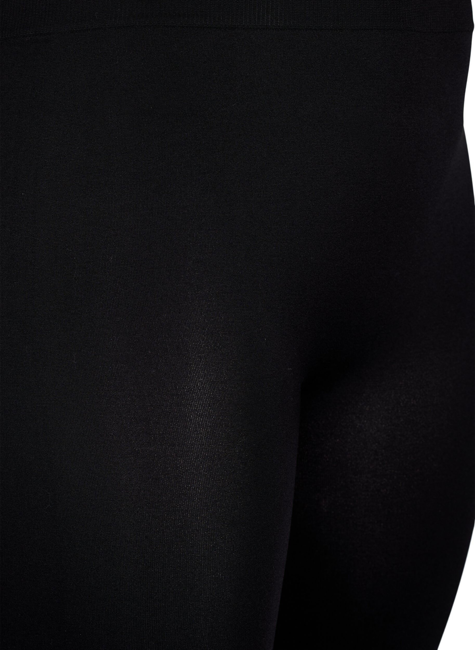 Zizzi 2-pack s&ouml;ml&ouml;sa basic shorts, Black, Packshot image number 2