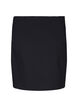 Kort kjol med slits, Black, Packshot image number 1