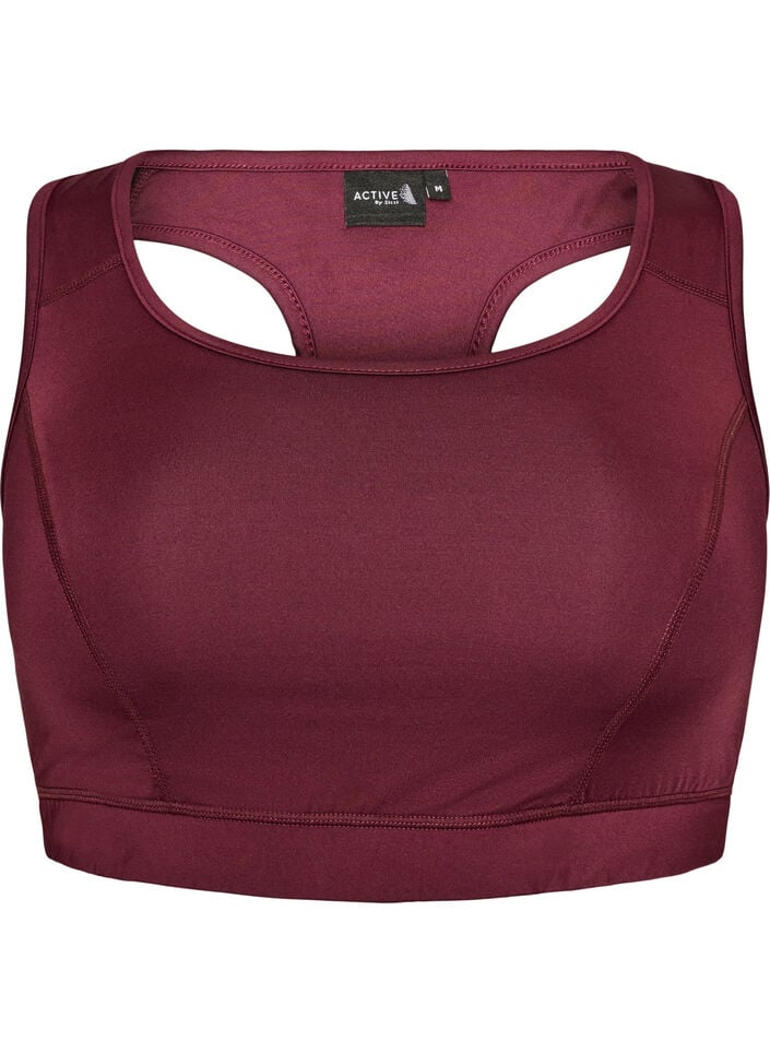 Sport-BH med racerback, R&ouml;d, Packshot image number 0
