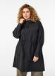 L&auml;ttviktig parkas med huva, Svart, Model image number 0