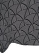 Kortärmad blus med tryck, Black Grey Graphic , Packshot image number 3