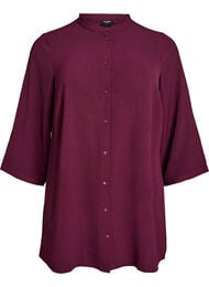 Tunika med 3/4-&auml;rmar, M&ouml;rk Bordeaux