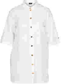 Lång skjorta med 3/4-ärmar