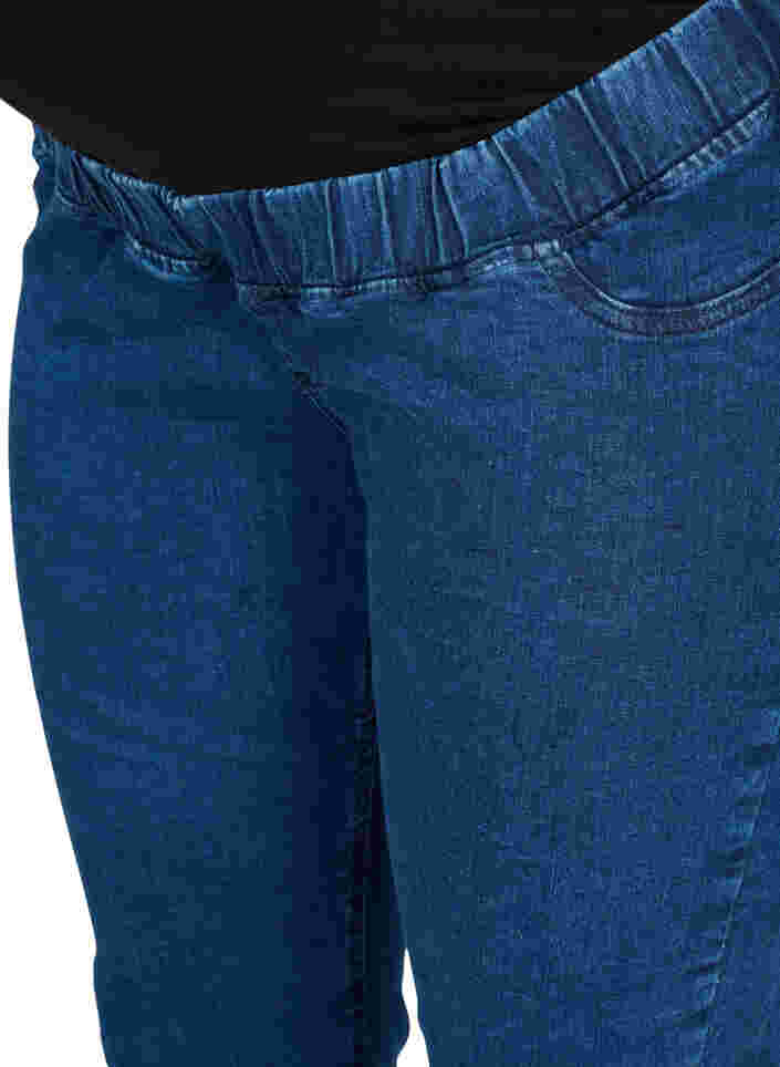 Gravidjeggings med bakfickor, Dark blue, Packshot image number 2