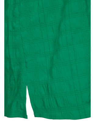 Tunika med struktur och 3/4-ärmar, Jolly Green, Packshot image number 3