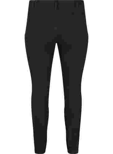 Extra slim Sanna jeans med normalhög midja, Black, Packshot image number 1