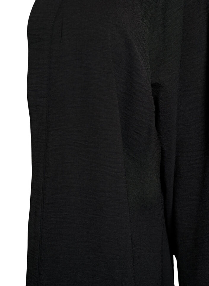 Kimono med 7/8-&auml;rmar, Svart, Packshot image number 2