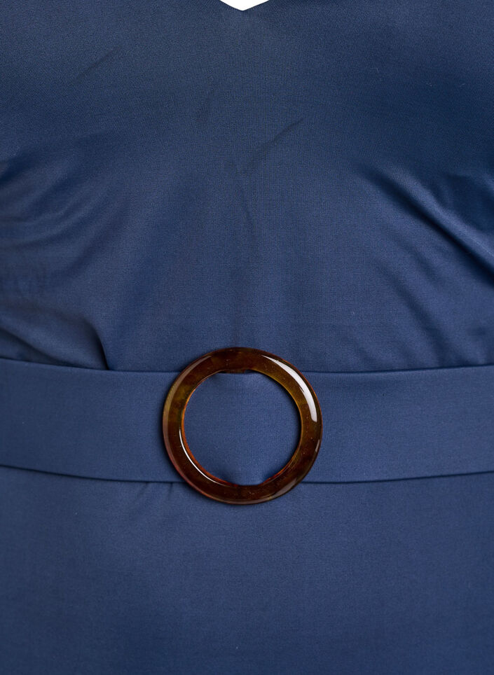 Baddr&auml;kt med v-ringning och sk&auml;rp, Bl&aring;, Packshot image number 2