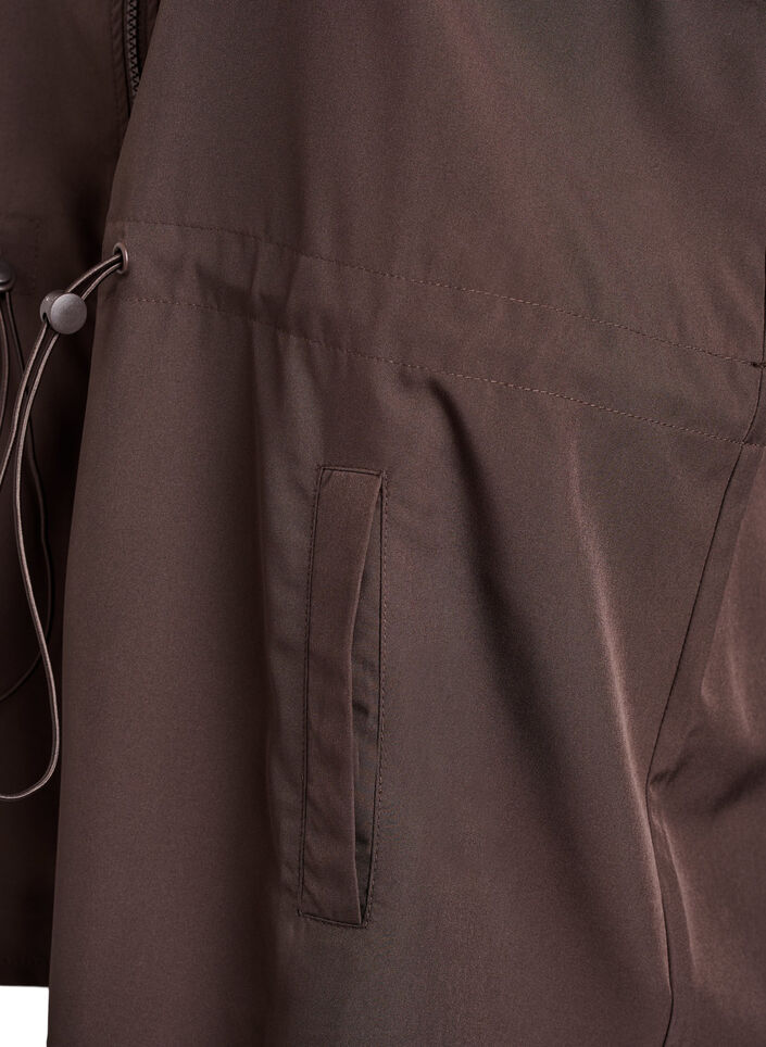 &Auml;rml&ouml;s v&auml;st med res&aring;r i midjan, Brun, Packshot image number 3