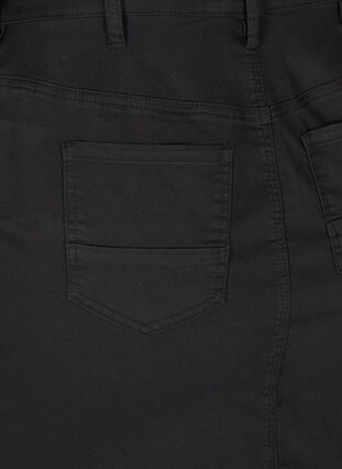 Kroppsnära kjol med fickor, Black, Packshot image number 3