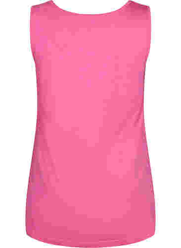 Topp med a-linjeform och rund hals, Shocking Pink, Packshot image number 1