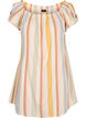 Strandtunika med off-shoulder, Striped Jaquard, Packshot image number 0
