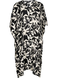 Kaftan strandkl&auml;nning med knappar, Beige