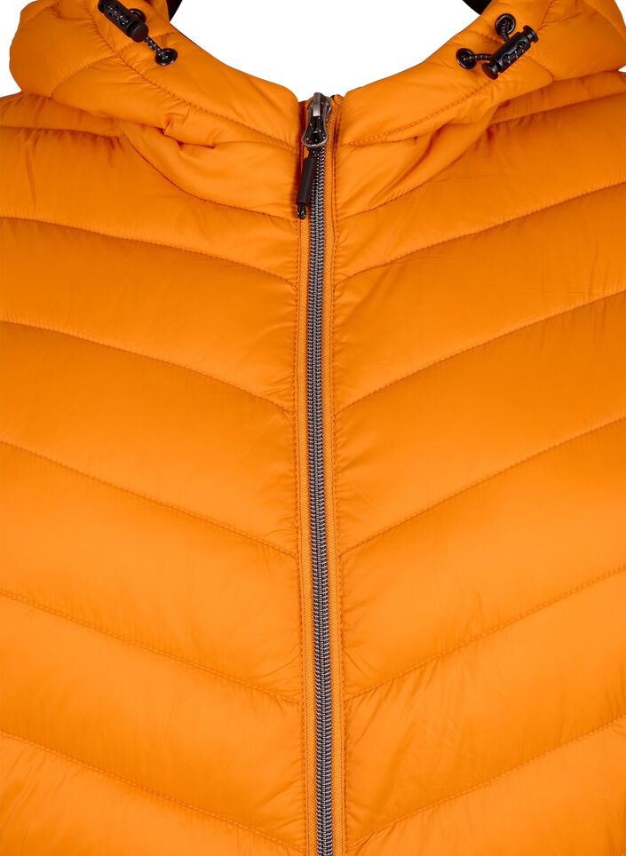 L&auml;ttviktsjacka med huva, Orange, Packshot image number 2