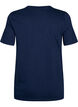 V-ringad bas t-shirt med korta &auml;rmar, Bl&aring;, Packshot image number 1
