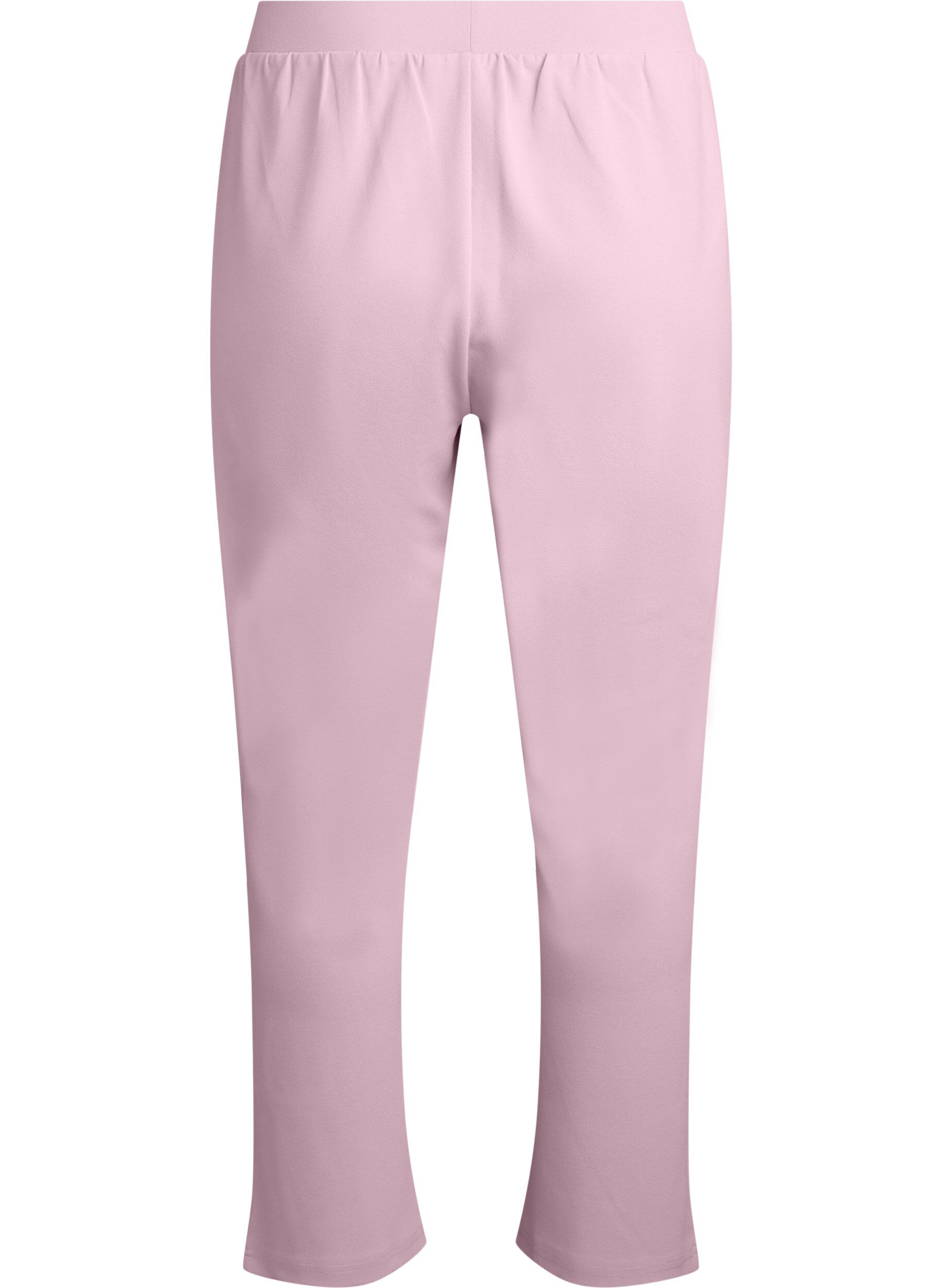 ZizziByxor med rak passform, Rosa, Packshot image number 1
