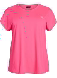 Enf&auml;rgad tr&auml;nings-T-shirt, Rosa