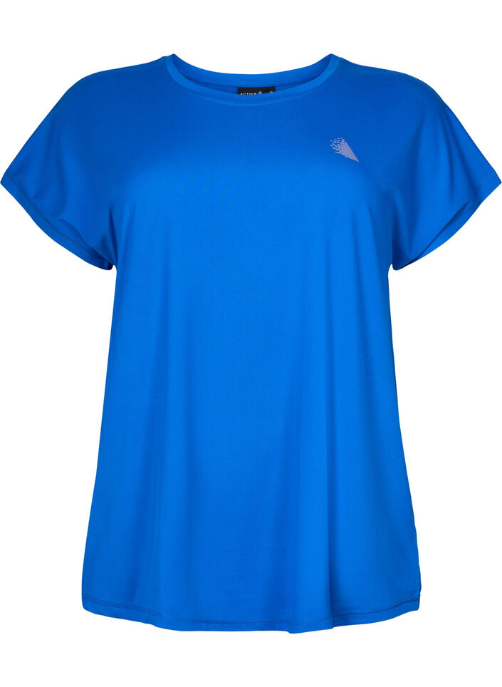 Kortärmad t-shirt för träning, Lapis Blue, Packshot image number 0