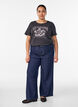 T-shirt med tryck, Gr&aring;, Model image number 1