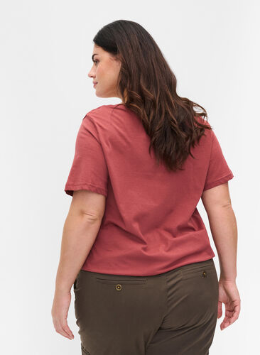T-shirt i bomull med tryck, Apple Butter CALI, Model image number 1