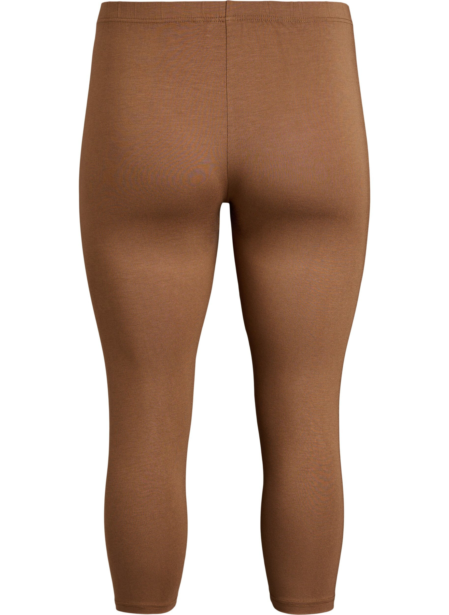 Zizzi3/4 bas-leggings, Brun, Packshot image number 1