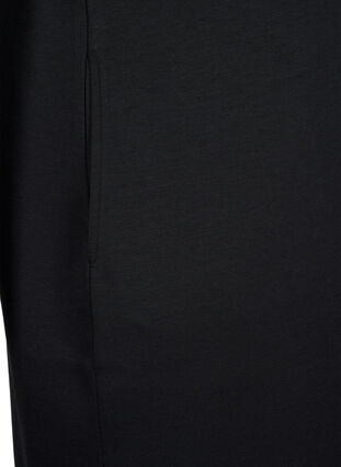 Kortärmad sweatshirtklänning i modalmix, Black, Packshot image number 3
