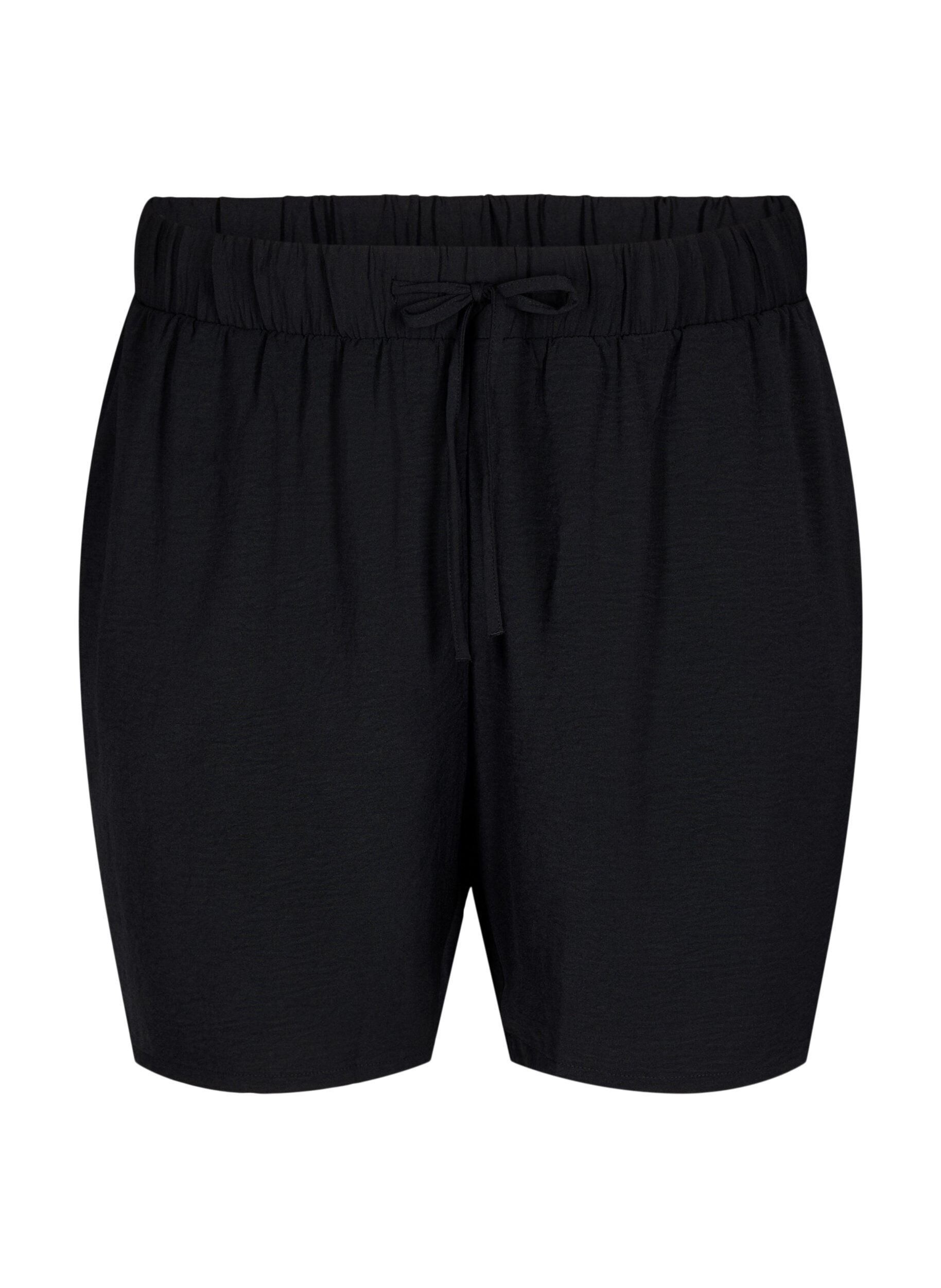 Shorts med fickor och res&aring;r i midjan