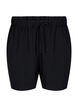 Shorts med fickor och res&aring;r i midjan, Svart, Packshot image number 0