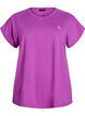 Enf&auml;rgad tr&auml;nings-T-shirt, Lila, Packshot image number 0