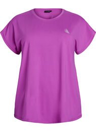 Enf&auml;rgad tr&auml;nings-T-shirt, Lila
