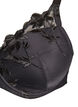Vadderad bygel-bh med broderi, Svart, Packshot image number 2