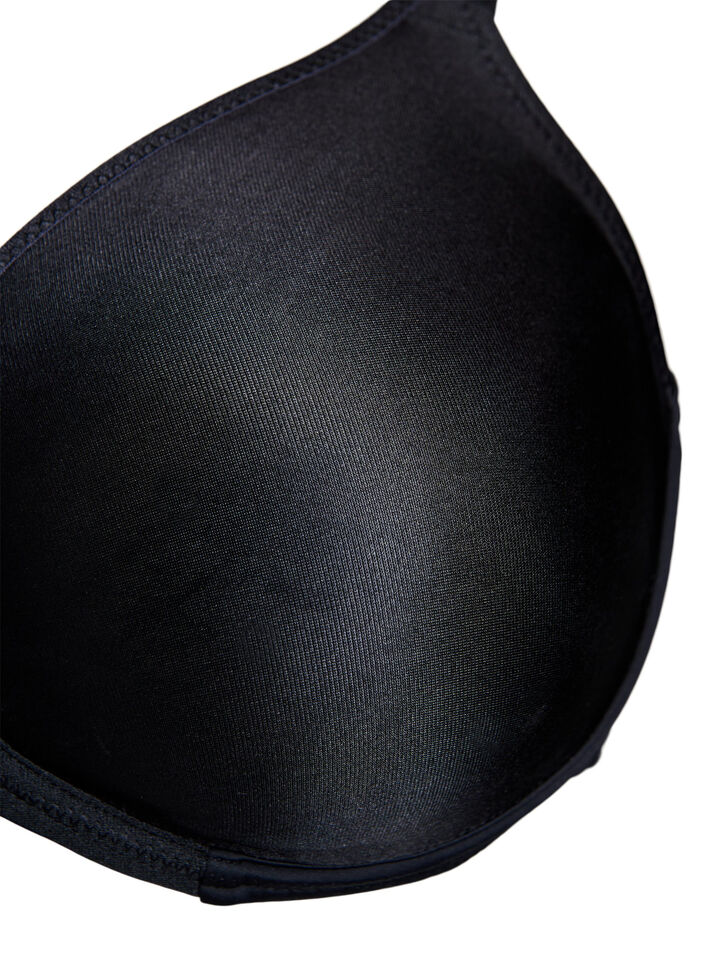 Formpressad bh med full t&auml;ckning och h&ouml;gt st&ouml;d, Svart, Packshot image number 2