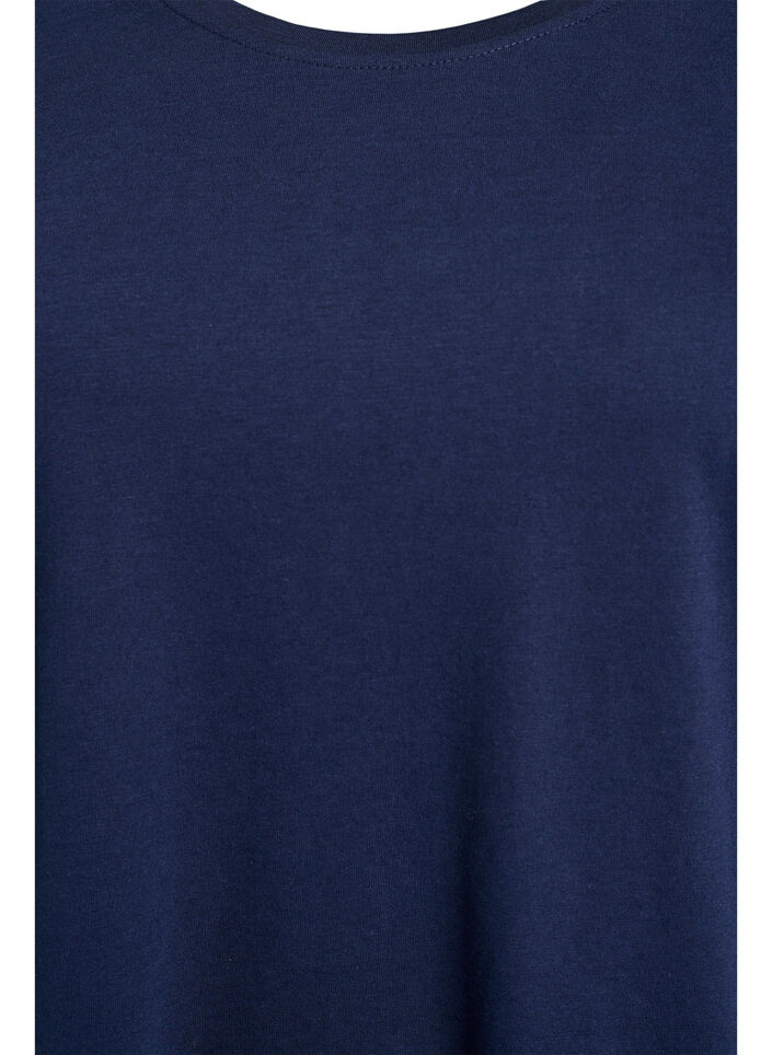 T-shirt med tryck, Bl&aring;, Packshot image number 2