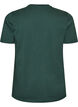 T-shirt i ekologisk bomull med tryck, Gr&ouml;n, Packshot image number 1