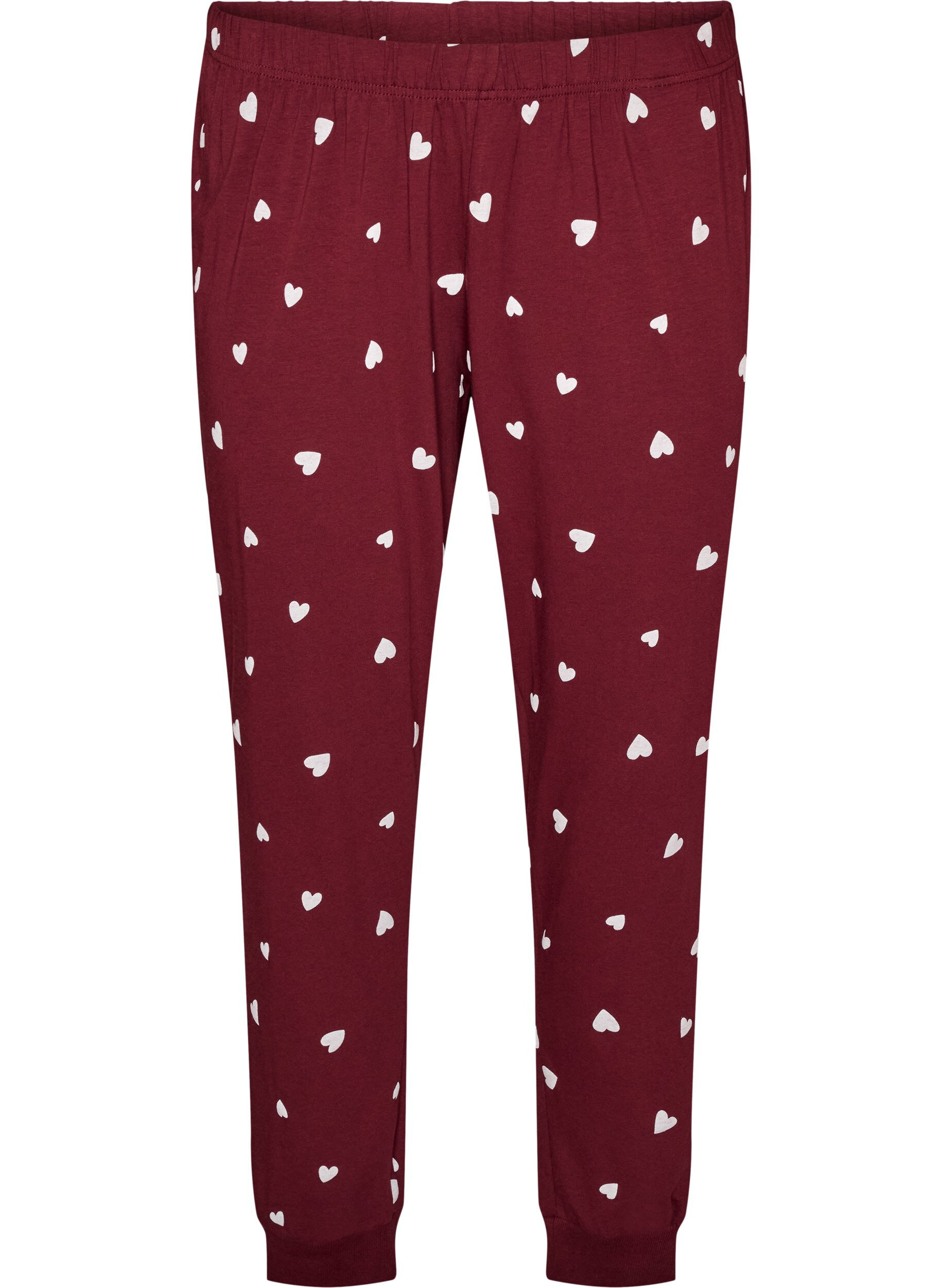 ZizziM&ouml;nstrade pyjamasbyxor, R&ouml;d, Packshot image number 0
