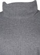 Poncho med hög hals, Medium Grey Melange, Packshot image number 2