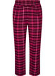 Rutiga pyjamasbyxor i bomull, R&ouml;d, Packshot image number 0