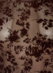 Blus i mesh med blomm&ouml;nster, Brun, Packshot image number 2