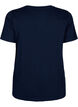 T-shirt i bomull med text, Navy B. Orlando, Packshot image number 1