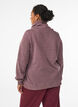 Sweatshirt med h&ouml;g krage och fickor, R&ouml;d, Model image number 2