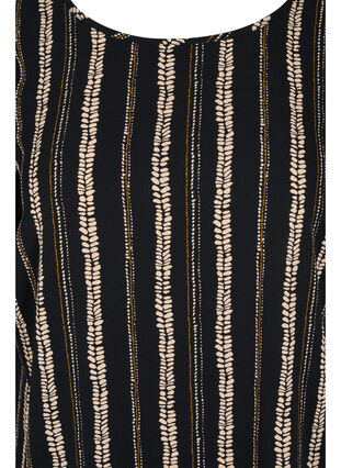 Mönstrad klänning med korta ärmar, Graphic Stripe, Packshot image number 2