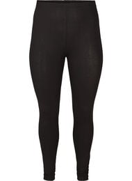 Basic leggings i viskos, Svart